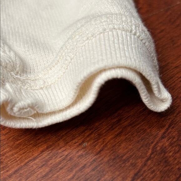 Johnny Was Ivory Textured Hoodie, Size Medium - Picture 10 of 14